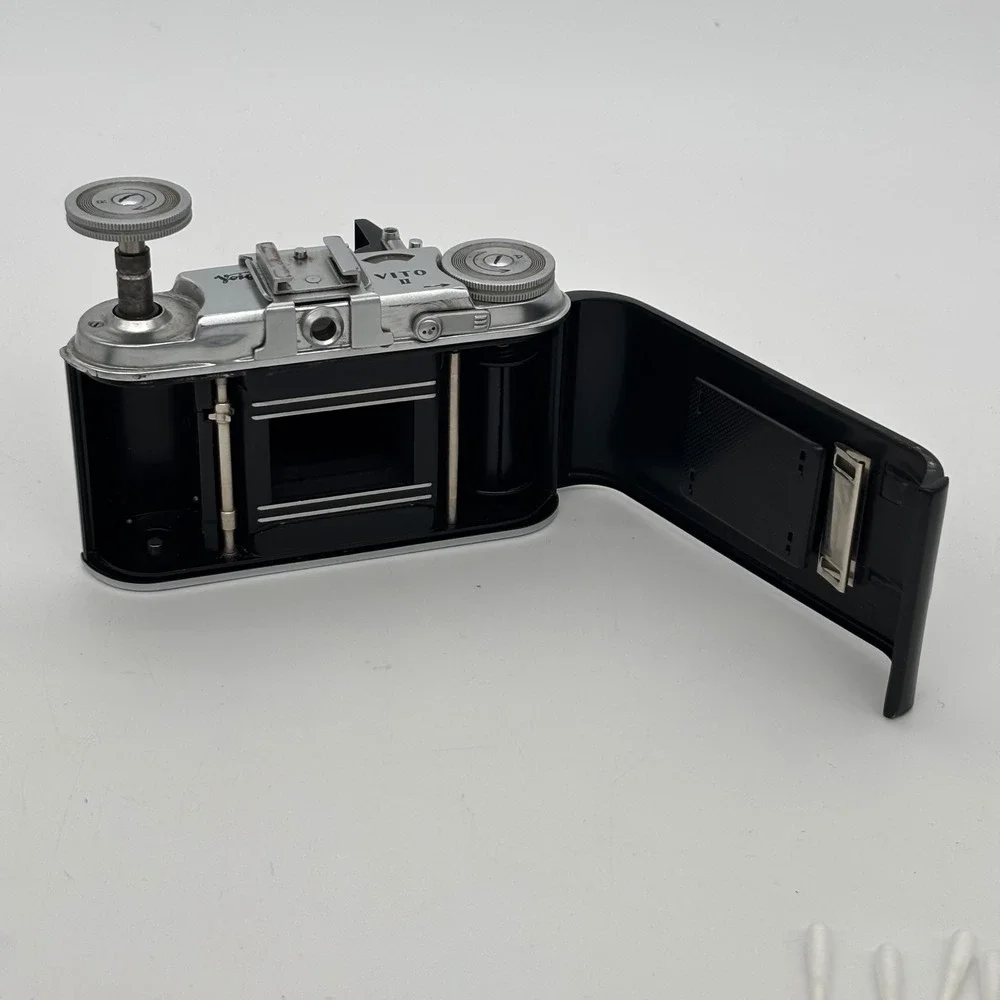Voigtlander Vito II Folding 35mm Film Camera Color-Skopar 50mm f/3.5 Prontor-SV